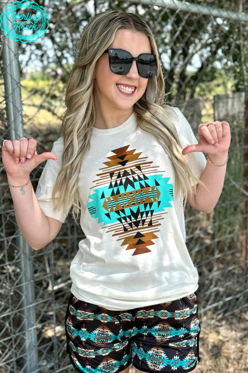 PLUS Sterling Kreek The Sandy Aztec Tee